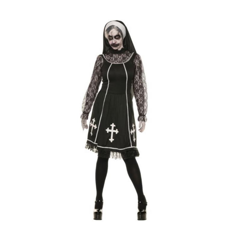 RONIS Evil Nun Ladies Costume - One Size Fit Most