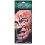 Ronis Face Scars Tattoo Sheet 2 pack