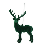 Flocked Hanging Reindeer – thumbnail