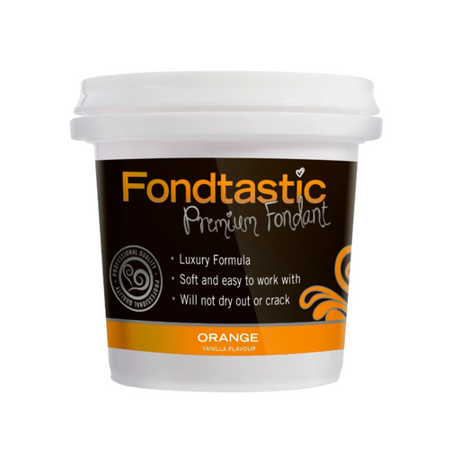 Fondtastic Orange Vanilla Flavoured Fondant 8oz