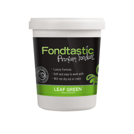 Fondtastic Vanilla Flavoured Fondant Leaf Green 2lb/908g