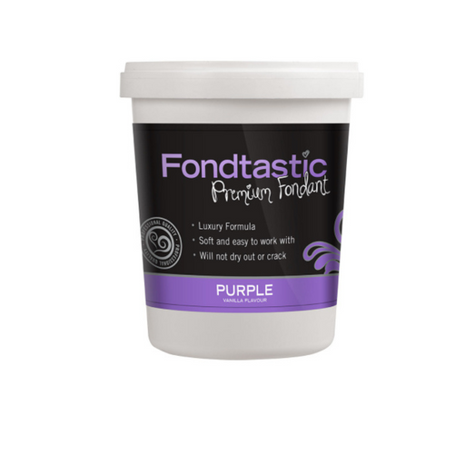 Fondtastic Vanilla Flavoured Fondant Purple 2lb 908g