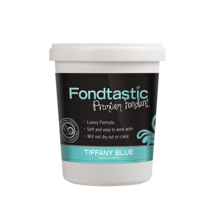 Fondtastic Vanilla Flavoured Fondant - Tiffany Blue 908g
