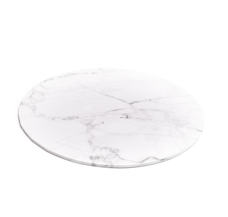 Cake Board Food Presentation Board (Marble) - 25.4Cm Round