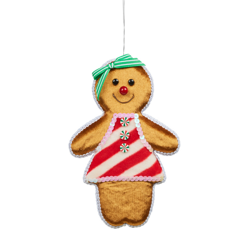 Gingerbread Hanging Gingerbread Girl 19cm