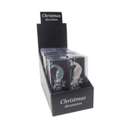 Glitter Peacock Decor 26cm