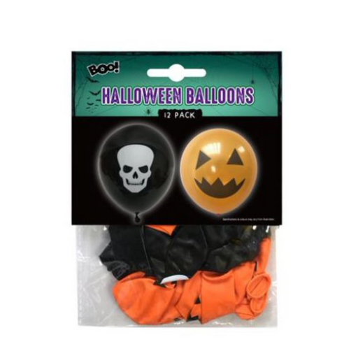 Halloween Balloons Mix 12pk