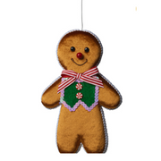 Hanging Gingerbread Boy 19cmH 