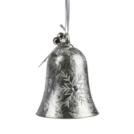 Hanging Silver Bell 10cm