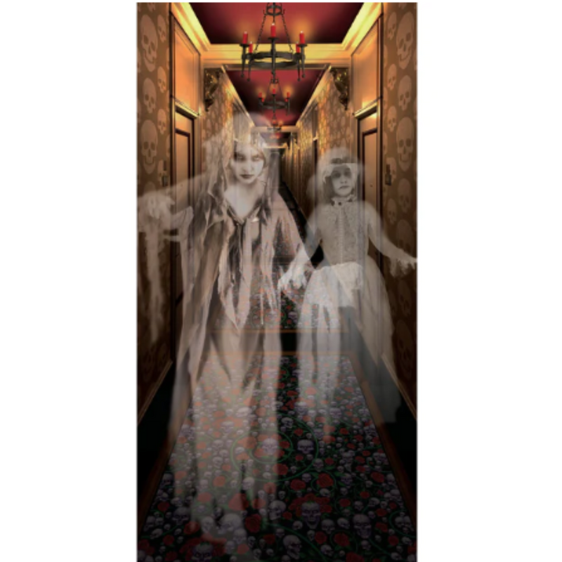 Haunted Halloween Hallway Poster