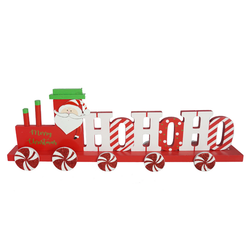 Hohoho Train Table Decor