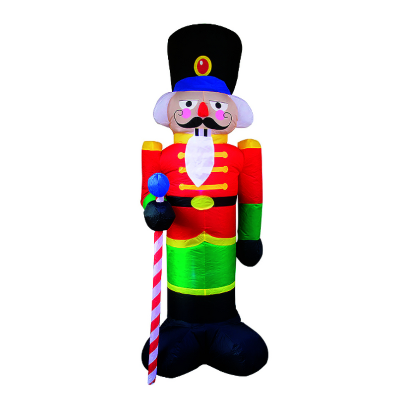 INFLATABLE NUTCRACKER WITH LED 240CM