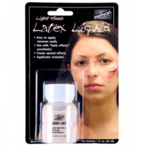 Liquid Latex Light Flesh with Brush Carded 30ml