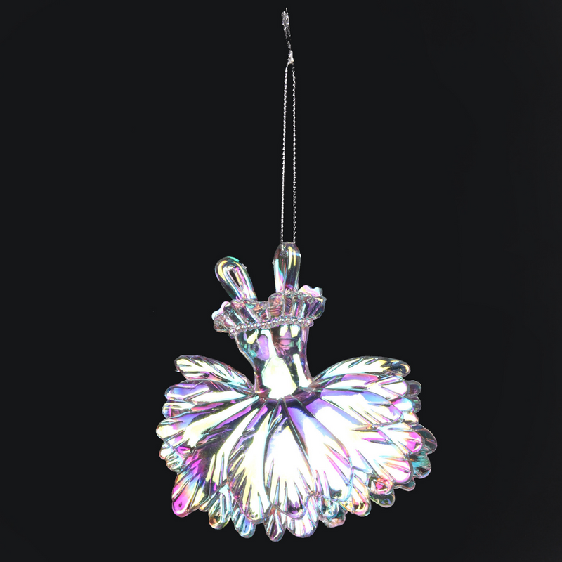 Ronis Iridescent Tutu Tree Decor 9.5cm
