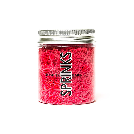 Jimmies 1Mm Red 60G - By Sprinks