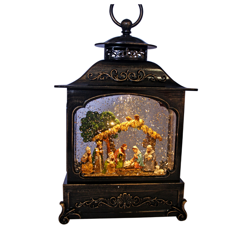 Ronis LED Christmas Lantern Nativity Music
