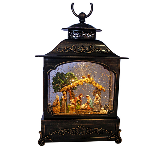 Ronis LED Christmas Lantern Nativity Music