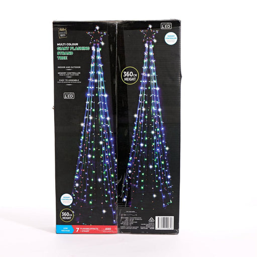 RONIS LED GIANT FLASHING STRAND TREE 360CM