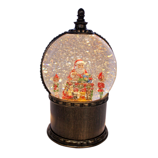 Ronis LED Globe Santa's Workshop with Motion