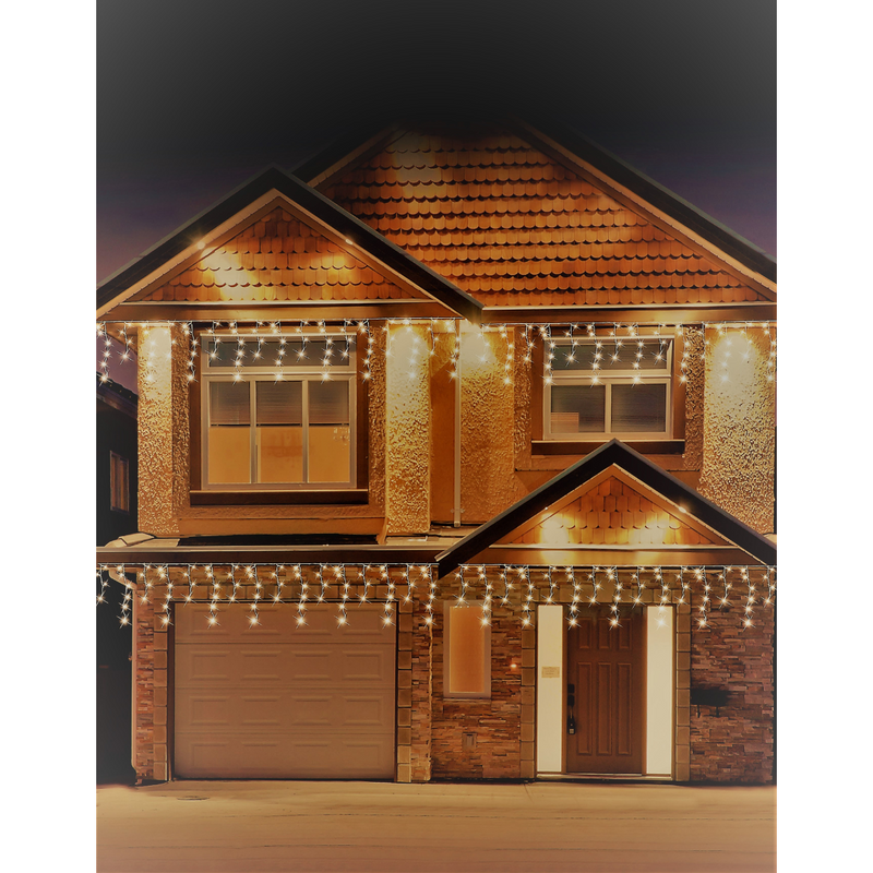 LED Icicles Flashing Warm Tub 500L