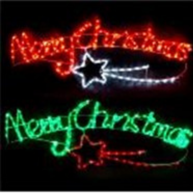 LED MERRY XMAS with SHOOTING STAR