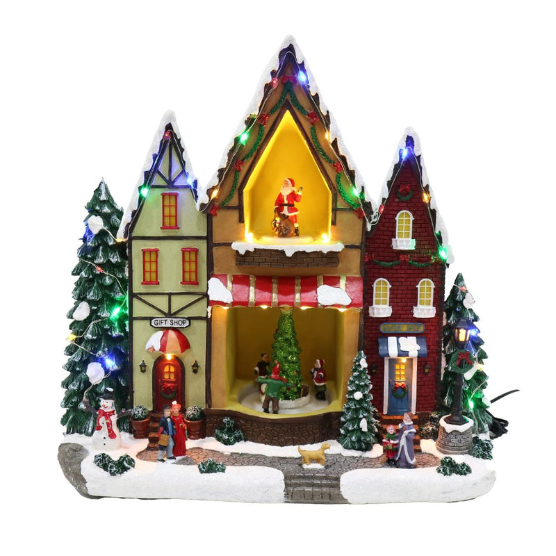 Ronis LED MUSICAL SANTA HOUSE SCENE