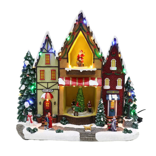 Ronis LED MUSICAL SANTA HOUSE SCENE