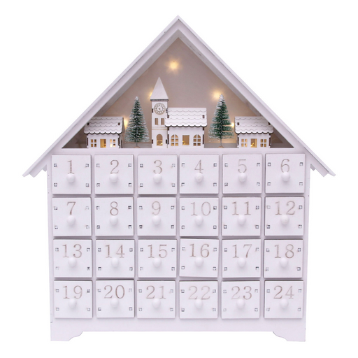 Ronis Light Up Advent Calendar 34.5x7.5x36.5cm