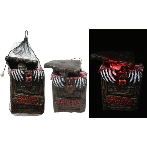 Ronis Light Up Box with Dead Zombie 45cm