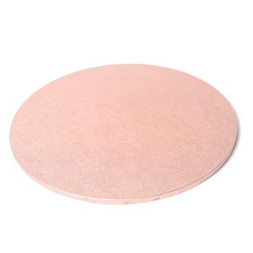 RONIS MASONITE CAKE BOARD 25.4CM ROUND ROSE GOLD