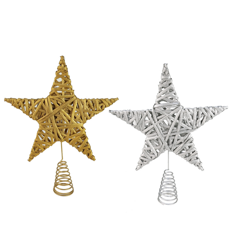 Matte Metallic Star Topper 25cm