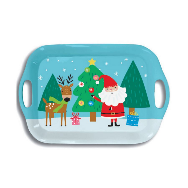 Melamine Christmas Kids Tray Large
