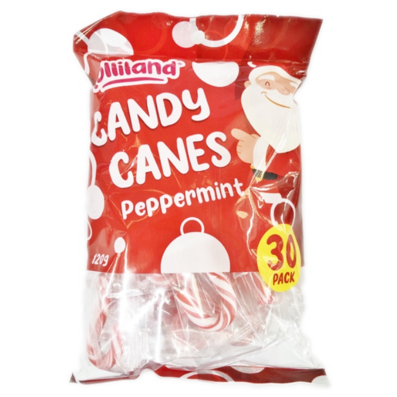 Mini Candy Canes 30pk 120g