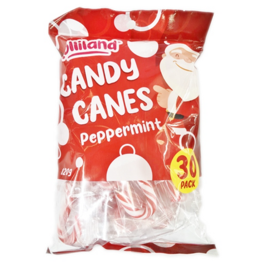 Mini Candy Canes 30pk 120g