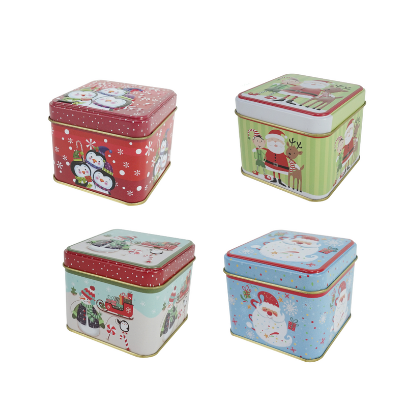 MINI STORAGE TIN SQUARE Assorted