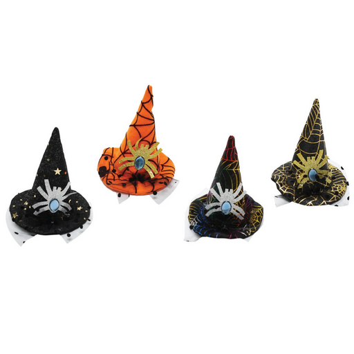 RONIS MINI WITCHES HAT HAIR CLIPS ASSORTED