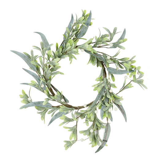 Ronis Mistletoe Gum Wreath 45cm