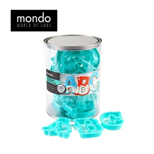 MONDO Alphabet Plastic Cookie cutter set 26pc