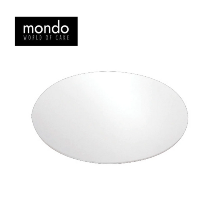 MONDO Cake Board Round - White 16in 1pc 40cm