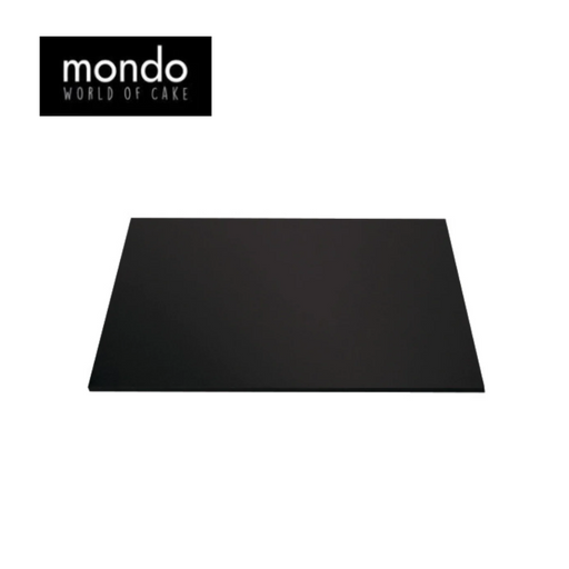 Mondo Cake Board Square Black 8in