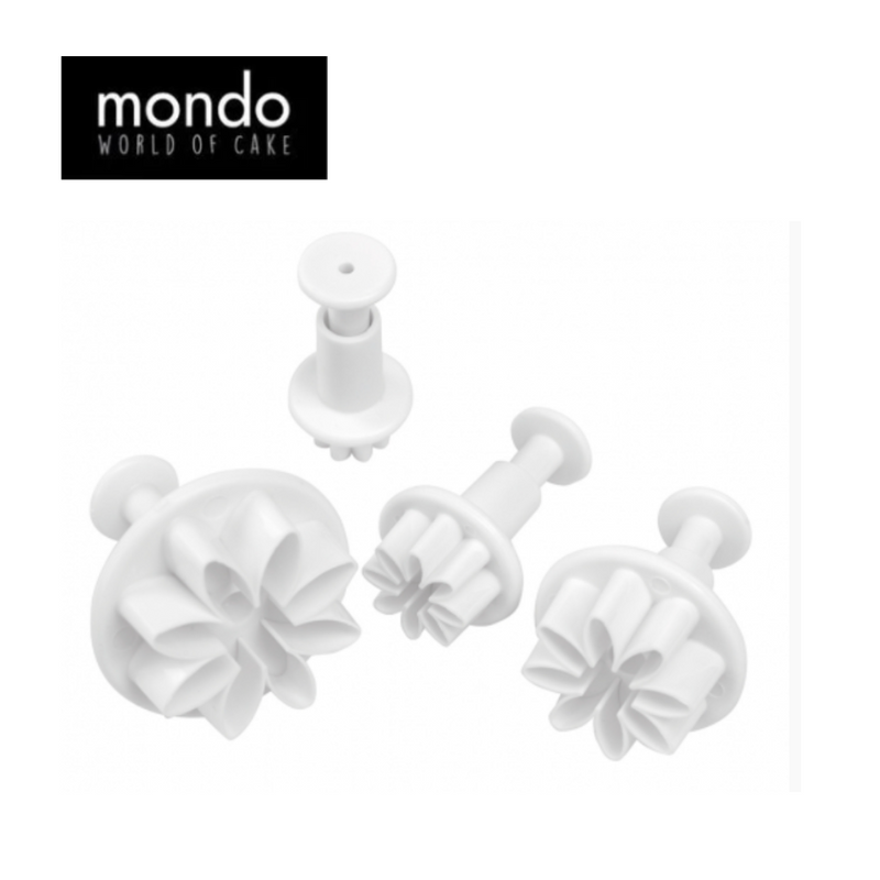 Mondo Daisy Flower Plunger Cutter Set 4 Piece
