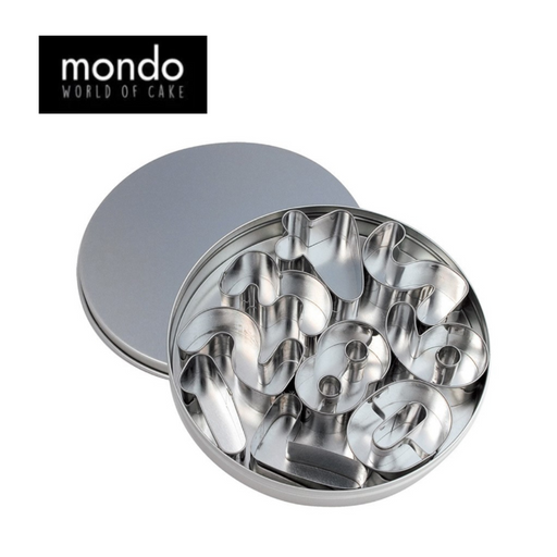 MONDO Number Cutters Set 9Pc
