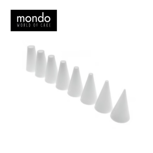 MONDO PASTRY PIPING NOZZ ROUND SET 7 PIECE