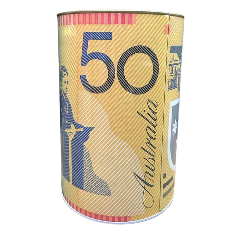 Money Tin Aussie Designs 20x34.5cm
