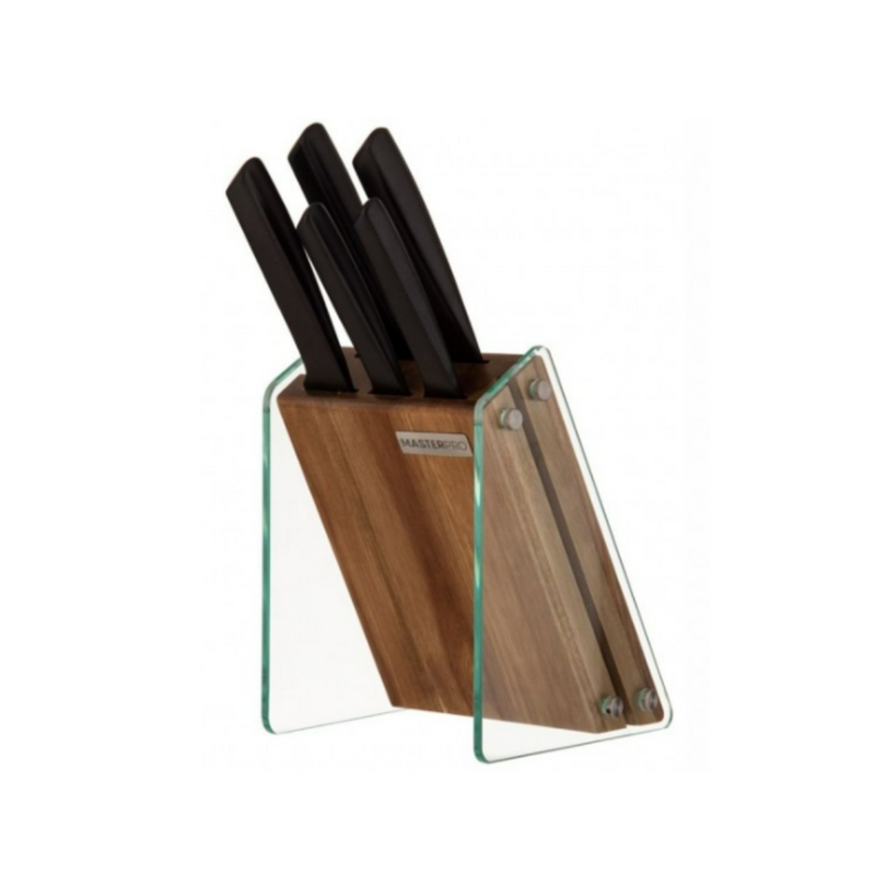 Onyx Knife Block Set 6pce