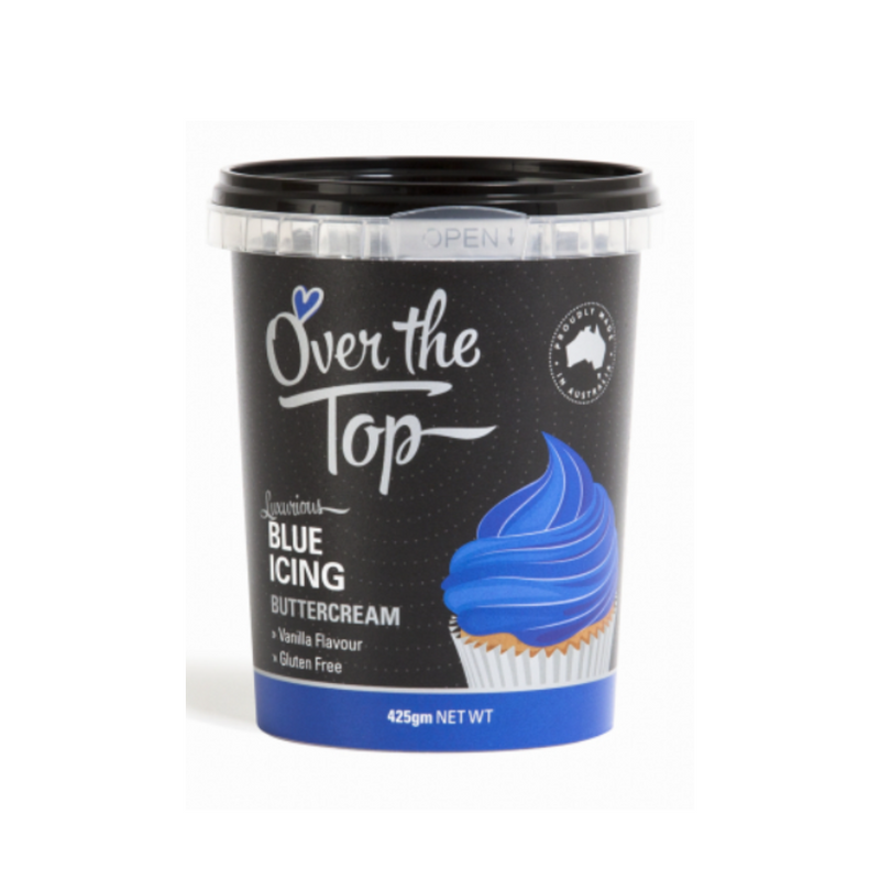 Over The Top Buttercream Blue 425g