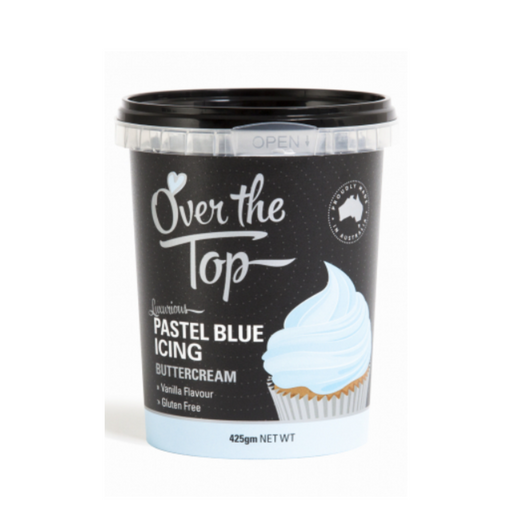 Over The Top Buttercream Pastel Blue 425g
