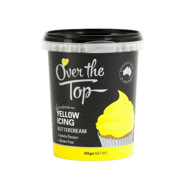 Over The Top Buttercream - Yellow 425g