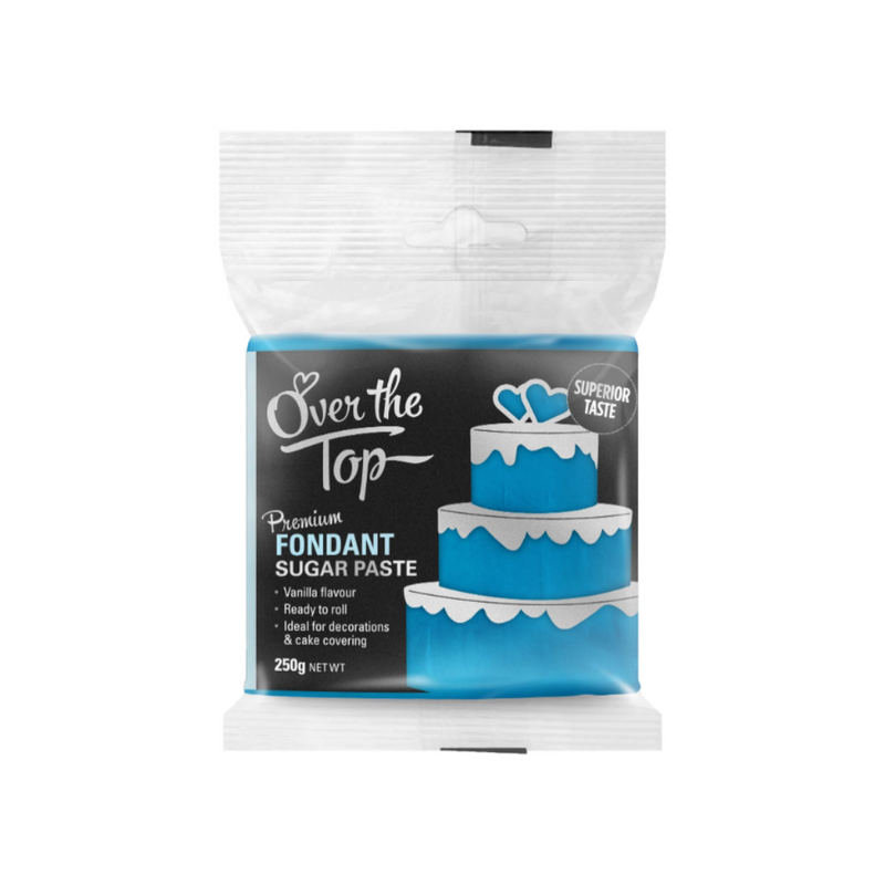 Over the Top Ice Blue Premium Fondant 250gm