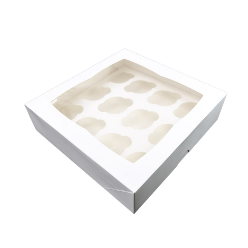Papyrus Hangsell Cupcake Box With Pvc Window Holds 12 Cupcakes